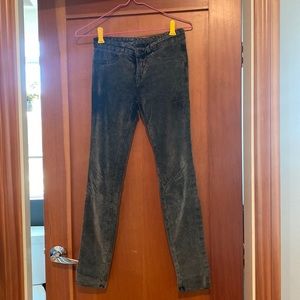 J brand super skinny velvet pants